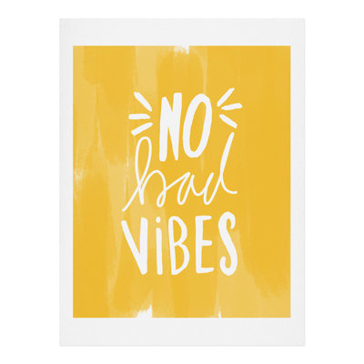 « no bad vibes », art textuel