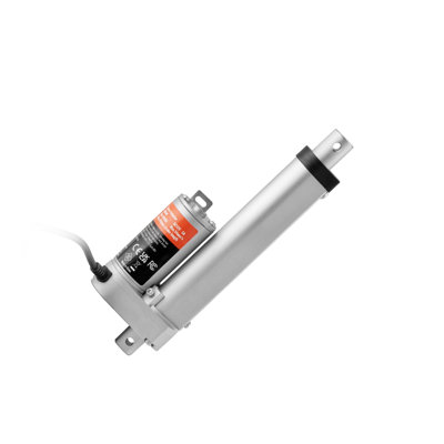 Actuateur linéaire 12 V, 4 pouces à charge élevée 330 lb / 1500 N, actionneur à mouvement linéaire 0,19 po / s avec support de fixation et protection IP54