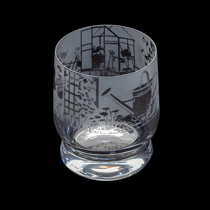 Dartington Crystal Aspect Gardening 350ml Drinking Glass
