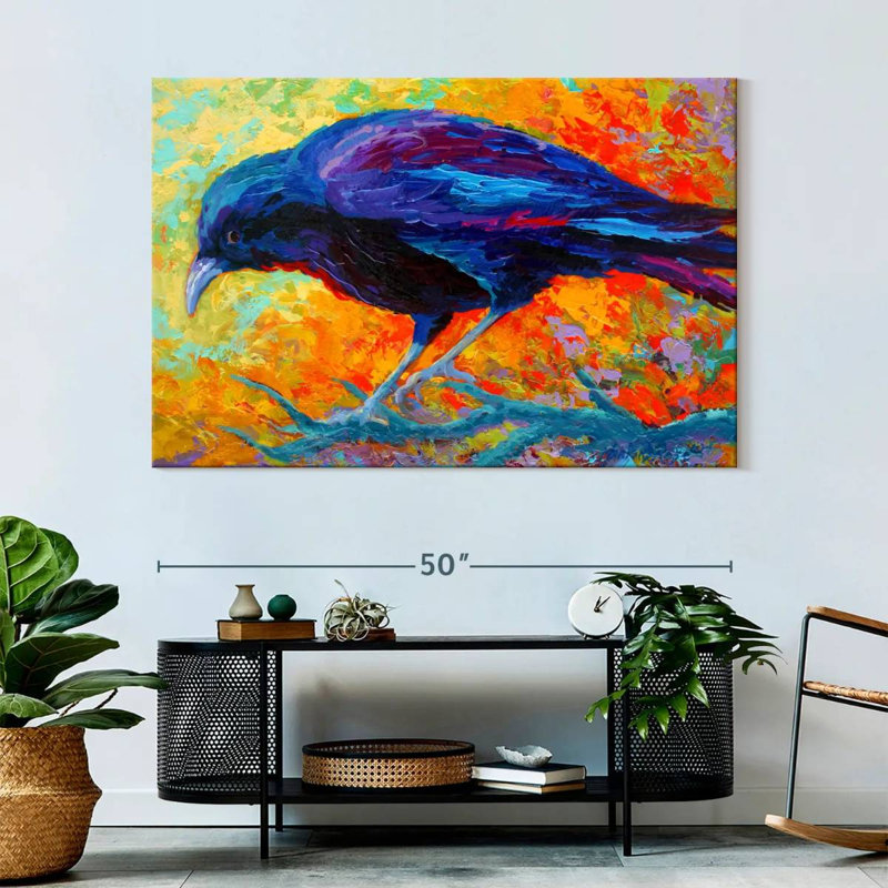Crow IV, 34" H x 51" W
