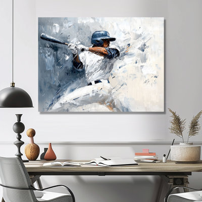 Baseball Catcher Throw II - Décoration murale baseball sport