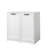 Freestanding Laundry Cabinet With Tilt-Out Hamper & Adjustable Shelf,Door Shelve Design