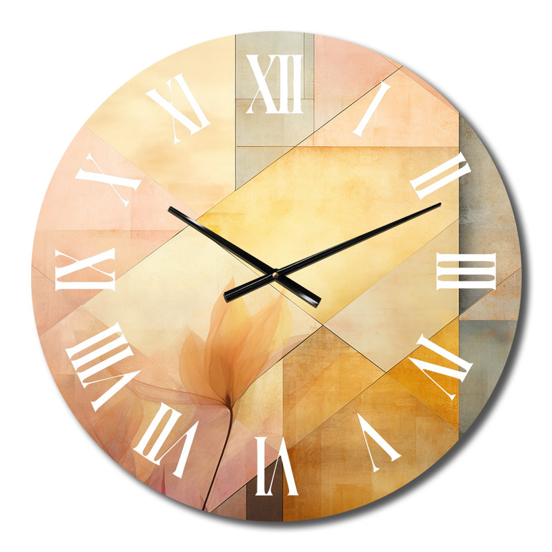 Clae - Horloge murale géométrique moderne, Moyenne