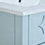 Meuble-lavabo avec tablette réglable en hauteur
