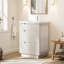 Meuble-lavabo simple 24 po avec comptoir en céramique et meuble-lavabo Mid-Century-1918185499
