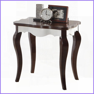 Mathias White & amp; Table basse en noyer - Pièce de salon intemporelle avec surface fonctionnelle Style polyvalent