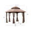 4m x 4m Steel Patio Gazebo