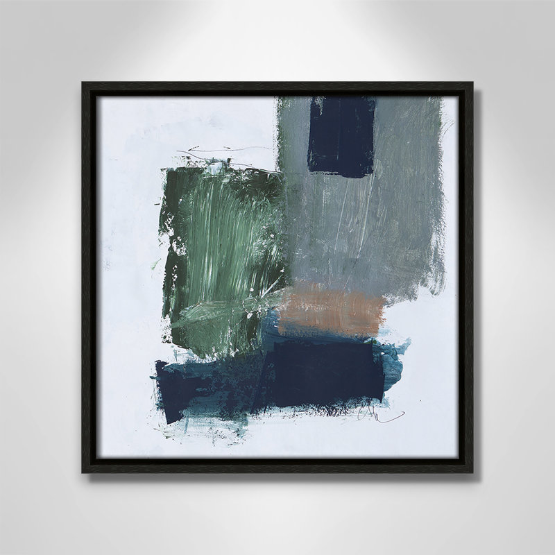 Laguna Crush " Laguna Crush I " by Filippo Ioco, Espresso Framed, 13.5'' H x 13.5'' W x 2'' D