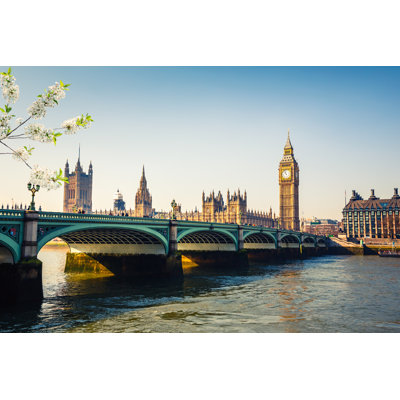 Dontrell Big Ben In London by Sborisov - Wrapped Canvas Print