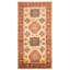 Tapis de couloir rouge en laine noué à la main de conception unique 5 pi x 16 pi 3 po Heigle