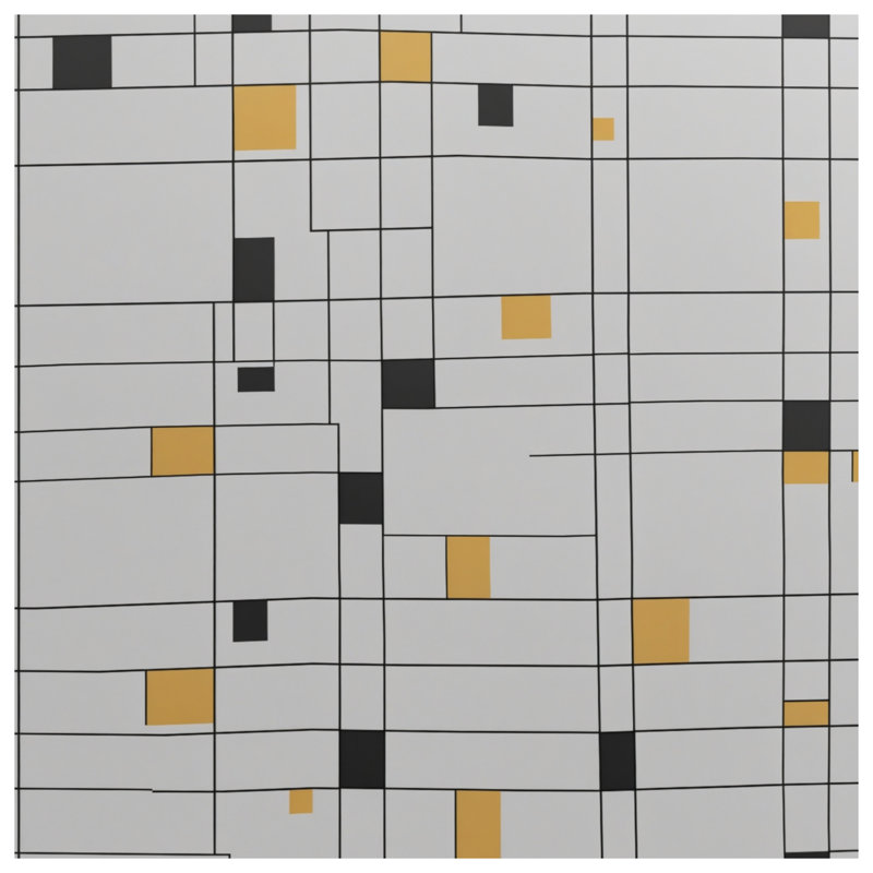 Tapis de bain blanc, blanc et jaune, 34in W x 21in L