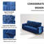 Canapé 87 po en flanelle 87 po-207756363