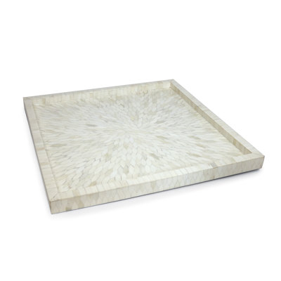 Coastal Chic Bone Decorative Tray