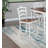 5-Pc Counter Height Dining Set Dining Table 4 X Chairs Wood Grain Look Table Top Classic Dining Room
