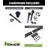 Black Rustic Arrow Design Non-Bypass Single Track One Door Hardware Kit-33311656