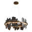 Ardesia 1 - Light Unique Geometric LED Pendant with Slate Accents-55646117