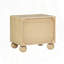 Table de chevet 2 tiroirs en bois