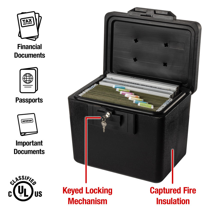  SentrySafe 0.61 Cu. Ft. Fireproof Hanging File Safe