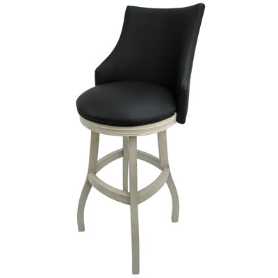 Tabouret pivotant en bois Ridfortore