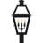 Mishler 4-Light Earth Black Outdoor Post Lantern