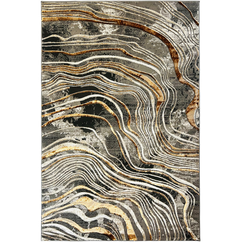 Tapis rectangulaire Morio 5 pi 2 po x 7 pi 5 po