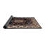 Tapis brun/noir traditionnel Baen-1627531909