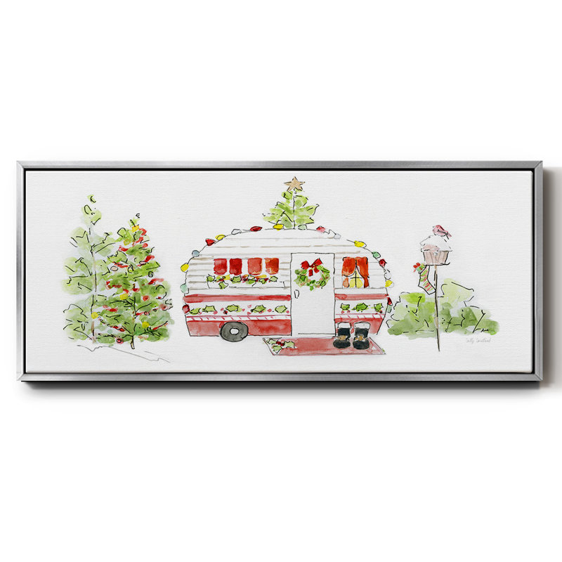 Holiday Camper II- Framed Canvas
