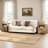 18" Farmhouse Nightstand Set with 2 Drawers & Open Shelf,Barnwood-184904087