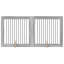 Vidaxl Dog Fence Adjustable Galvanised Steel Pet Containment Indoor Housing