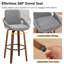 Swivel Upholstered Counter Stool-173051004-173051005