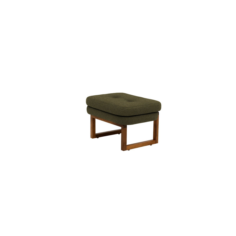 Melinda Upholstered Bench, 18" H x 24" W x 22" D, Dark Green