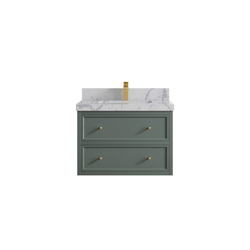 Meuble-lavabo simple flottant 30 po Roswell