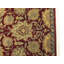 Tapis oriental rouge fait à la main 3 x 5 Agra Jaipur