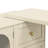 Yokota Extendable Makeup Vanity with 3 Drawers and 2 Acrylic Doors-718868471