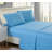 Lux Decor Collection Stripes Bed Sheets Microfiber Bedding Set with Fitted, Flat Sheet & Pillowcase-1713469901-1713469902