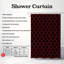 Black Dots - Rideau de douche Premium-267034492