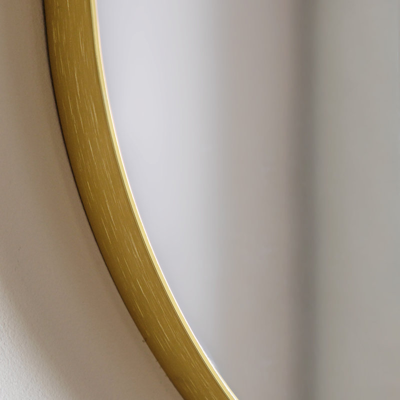 Holworth Shaped Leaner Mirror, Gold, 84 cm H x 89 cm W
