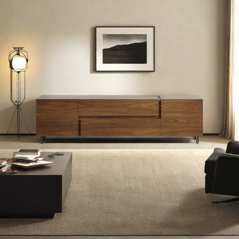 Meuble télé Modern, H 19,7 po x L 78,7 po x l 15,7 po
