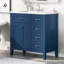 Meuble-lavabo simple 35,98 po avec plateau en céramique Hephzibah-522059952-500811412