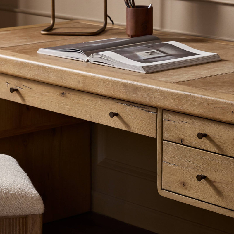 Nico Desk-Aged Natural Oak Veneer