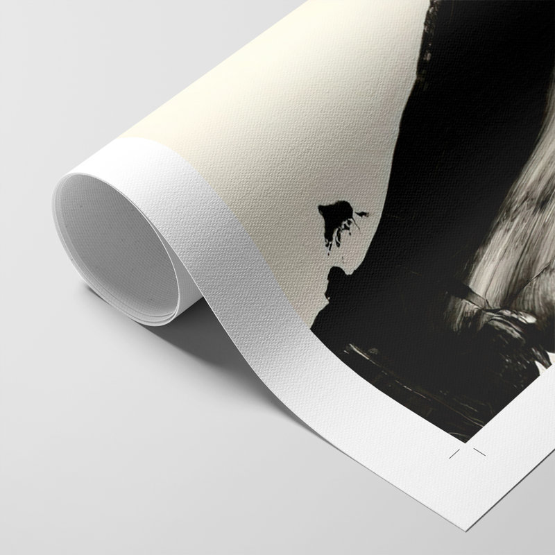 Black Expression I - Impression sur toile seulement - NON-CADRE