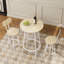 Table de bar, équipée de 2 tabourets de bar