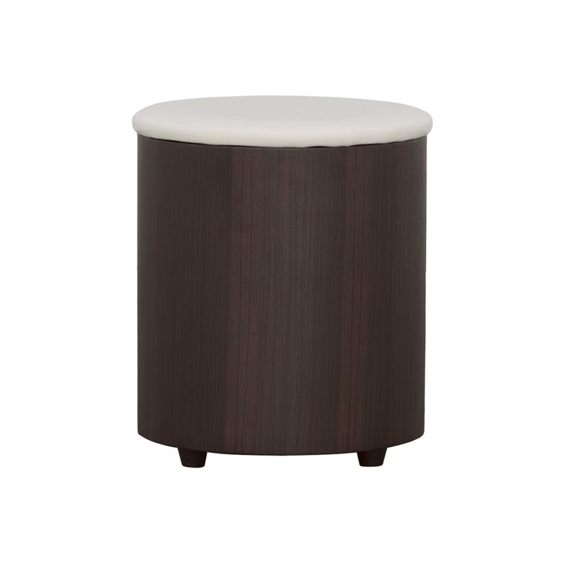 3-Piece Coffee Table And Stools Set Cappuccino