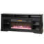 Console télé avec foyer électrique, rangement ouvert et armoires latérales-1524244092