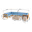 Ensemble de conversation modulaire avec coussins 10 pièces Stickland-1636404614