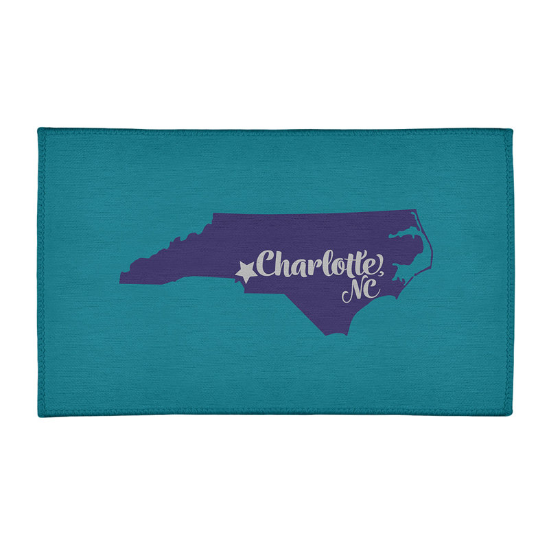 Tapis en poly-caroline des sports north caroline, Rectangle 3 pi x 5 pi