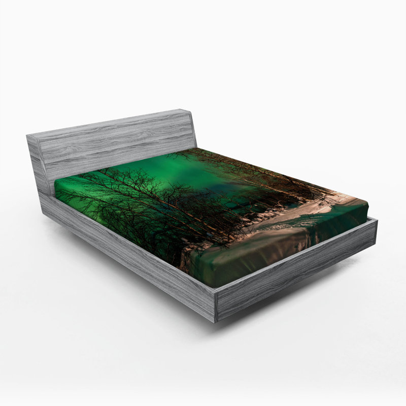 Drap-housse Aurora Borealis, Drap-housse de taille double