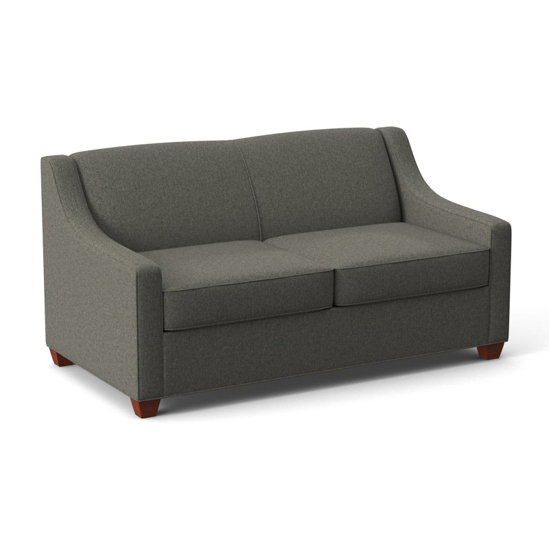 Phillips 68" Recessed Arm Sofa Bed with Reversible Cushions, BM Cherry, Dorset Ash, Hybrid