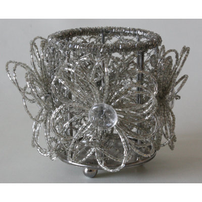 4'' H Glass Tabletop Votive Holder