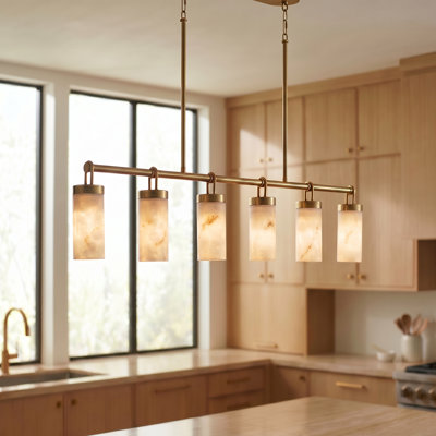 Gianna 6-Light Bronze Gold Island Light